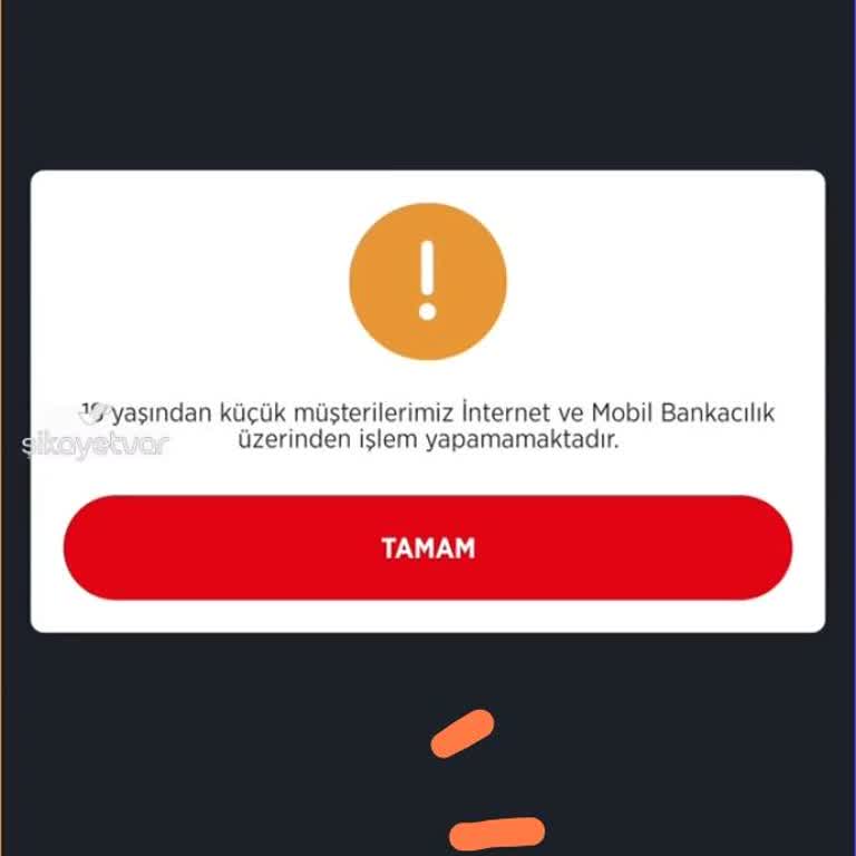 Yaş Sınırlaması Nedeniyle Mobil Bankacılık Hizmetine Erişim Engellendi