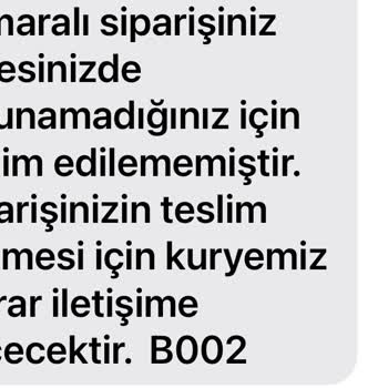 Teslim Edilmeyen Kargo İçin Yanlış Bilgi Ve İletişimsizlik Şikayeti