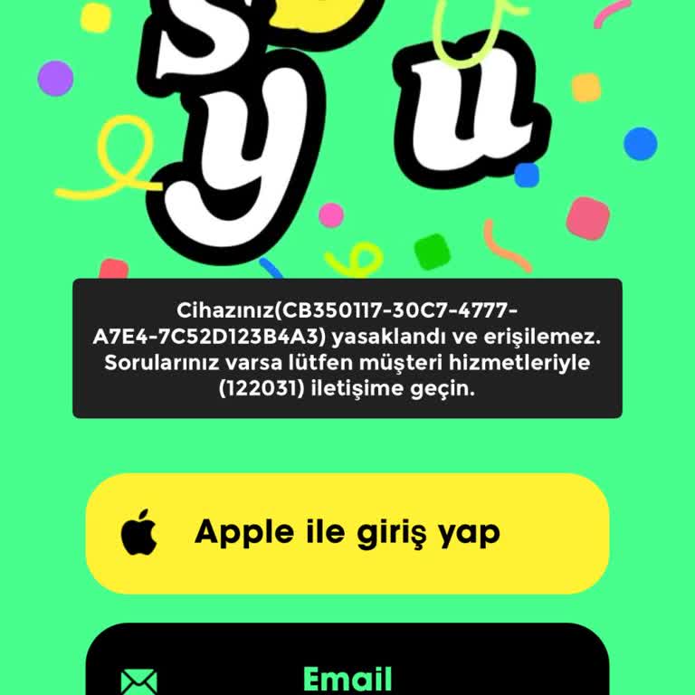 Soyou 2 Haftadır Cihaz Banı Sorunu Yaşıyorum
