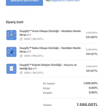 Duygify.com Üzerinden Gelen Kullanılmış Kitaplar Ve İade Talebi