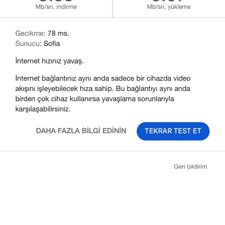 Turkcell Superonline İnternetin Zayıf Çekim Gücü Ve Hızı