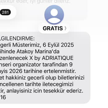 Gratis Kampanyasından Kazandığım Adriatique Biletinin Teslim Edilmemesi Ve Bilgilendirme Eksikliği