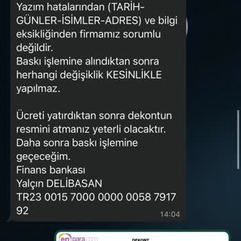 Teslim Edilmeyen Düğün Davetiyesi İçin İade Talebi