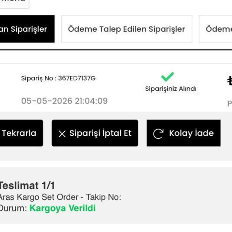 Kargo Takip Bilgisi Yok, Müşteri Desteği Cevap Vermiyor