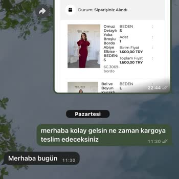 Helis Butik Siparişimin Kargoya Verilmemesi Ve Takip Bilgisi Yokluğu