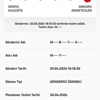 Teslim Edildiği İddia Edilen Kargo Hiç Elime Ulaşmadı