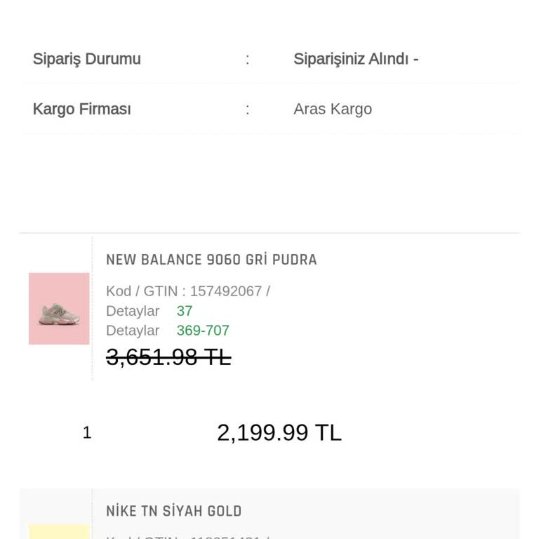 Papuc Konağı’ndan Spor Ayakkabı Siparişimde Kargo Gecikmesi Ve Cevapsızlık