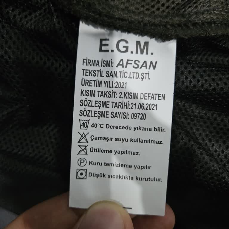 Dar Kol Sorunu Ve Cevapsız İletişim Afsan Tekstil Bekçi Montunda Değişim Talebi