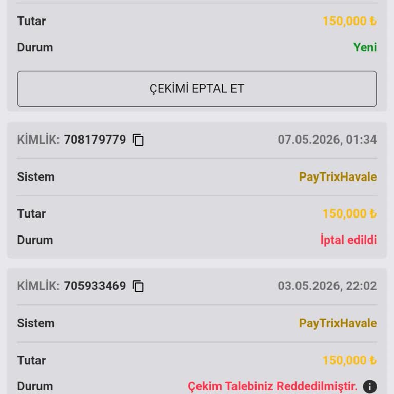 150.000 TL Ödememin Gerçekleşmemesi Ve Realbahis.com’da Sürekli Bahane Üretimi