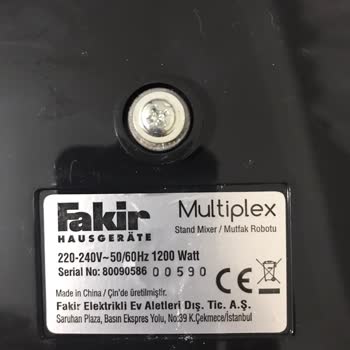 Fakir Hamur Makinesinin Kıyma Aparatı Temin Edilemiyor, Kullanıcı Mağdur
