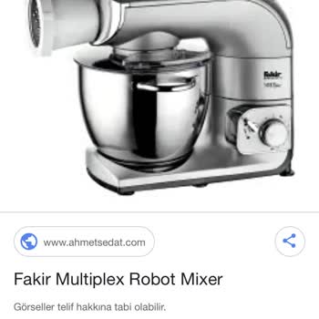 Fakir Hamur Makinesinin Kıyma Aparatı Temin Edilemiyor, Kullanıcı Mağdur