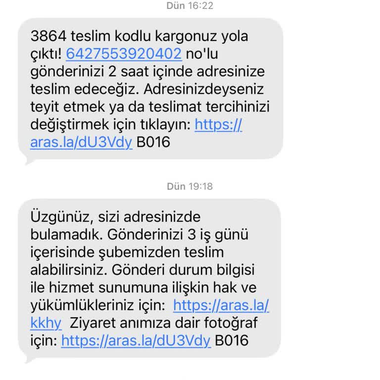 Aras Kargo’da Tekrarlayan Teslimat Sorunu Ve Cevapsız Müşteri Hizmetleri
