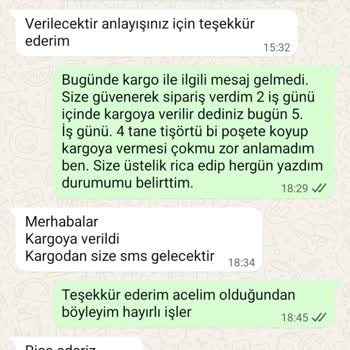 Siparişim 5 Gün Boyunca Kargoya Verilmedi Ve İptal Talep Ediyorum