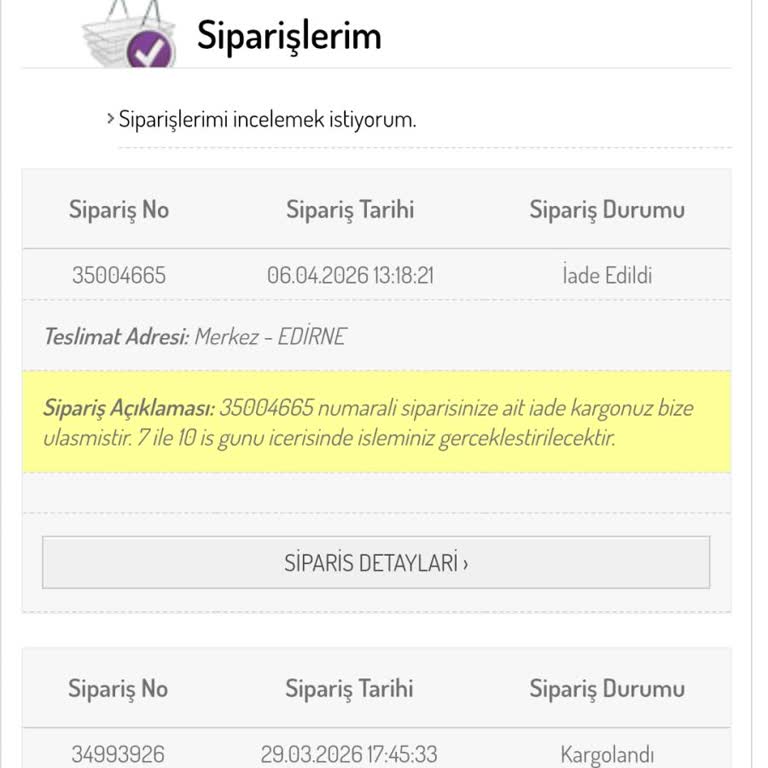 İade Sonrası Geri Ödeme Gecikmesi