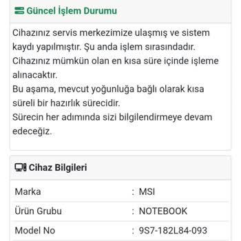 Üç Kez Tamir Edilen MSI Laptopta Sürekli Arıza Ve Ücret İadesi Talebi