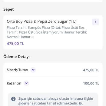 Kurye Siparişi Teslim Etmeden İptal Etti, İade Yapılmadı