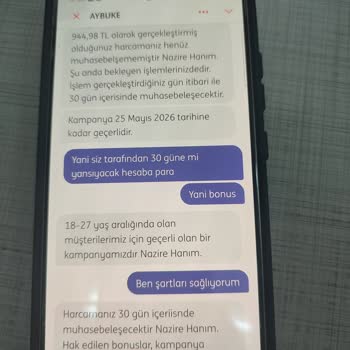 ING Bank Dijital Bonus Kart'ta 500 TL Bonus Yüklenmedi