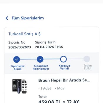 Kuryenet Teslimat Sorunu: Braun Saç Ve Sakal Tıraş Kitimin Gecikmesi