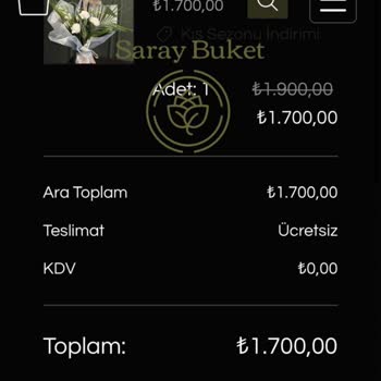 Saraybuket.com Gönderilmeyen Sipariş Ve Sahte İade Teklifi