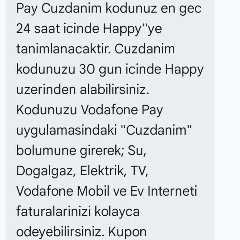 Vodafone Tarife Yenileme Ve 30 Günlük Hediye Kodu Süresi Hakkında Yanlış Bilgi