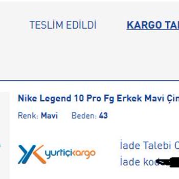 Intersport Yanlış Numara Krampon Ve Geciken İade İşlemi Şikayeti