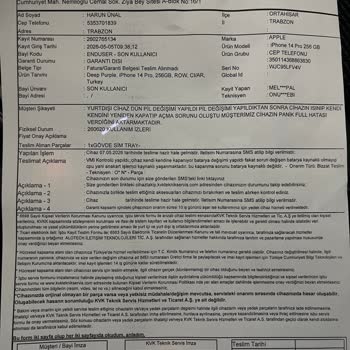 KVK Batarya Değişimi Sonrası Ana Kart Arızası Ve Sorumluluk Reddi