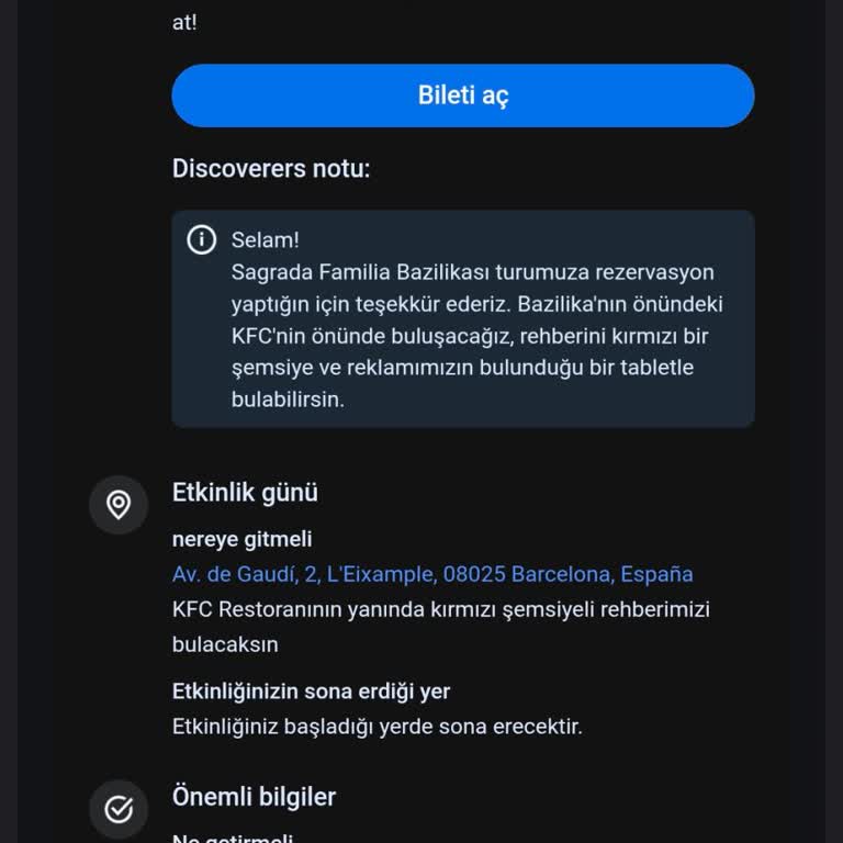 GetYourGuide Bilet Hatası Barcelona Ziyaretinde Giriş Engeli