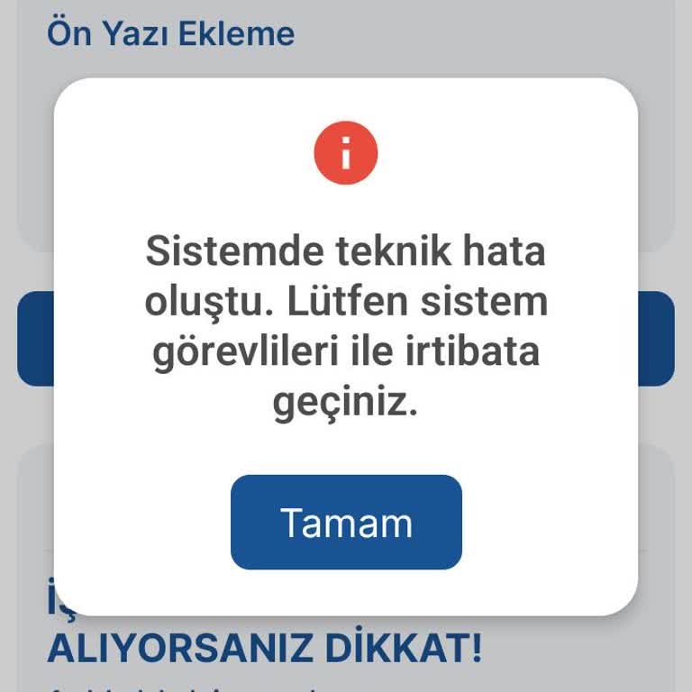 İŞKUR Android Uygulamasında Başvuru Butonunda Sürekli Teknik Hata