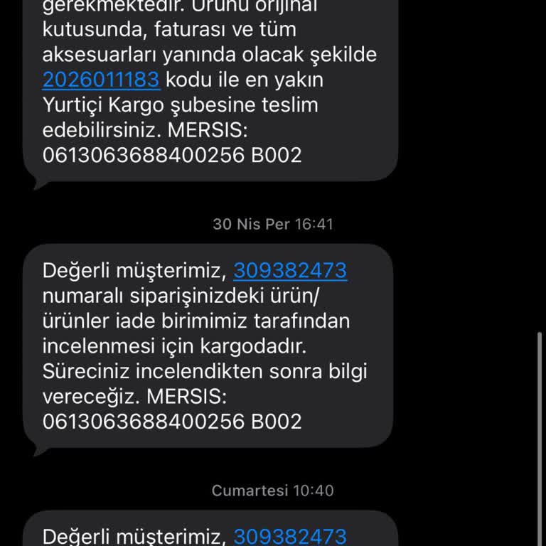 Bozuk Ütünün İadesi 6 Gün Boyunca İşleme Alınmadı