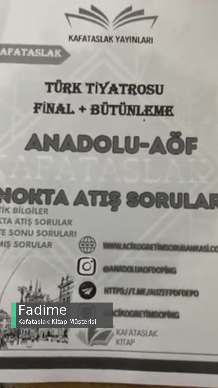 Kafataslak Kitap Kitapçıkta Eksik Ünite Sınava İki Gün Kalmış videonun kapak resmi