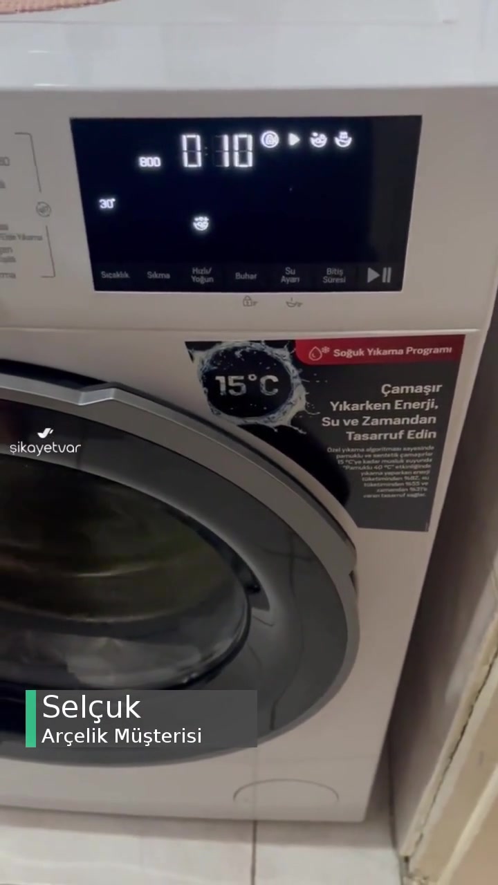 Arçelik 9100 Dmx Çamaşır Makinesi Sallantılı Ve Gürültülü! videonun kapak resmi