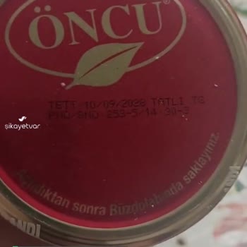 Öncü Salça Ağzı Açılmamış