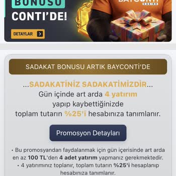 Bayconticasino Sadakat Bonusunun Verilmemesi ve Canlı Destek İhmali