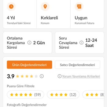Bemparts Ürün Hâlâ Kargoya Verilmedi