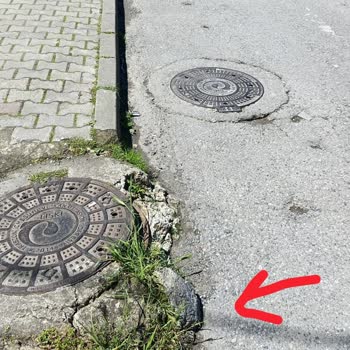 Rögar Kapağının Hatalı Konumu Nedeniyle Araç Lastiği Patladı Ve Masrafı Karşılanmalı
