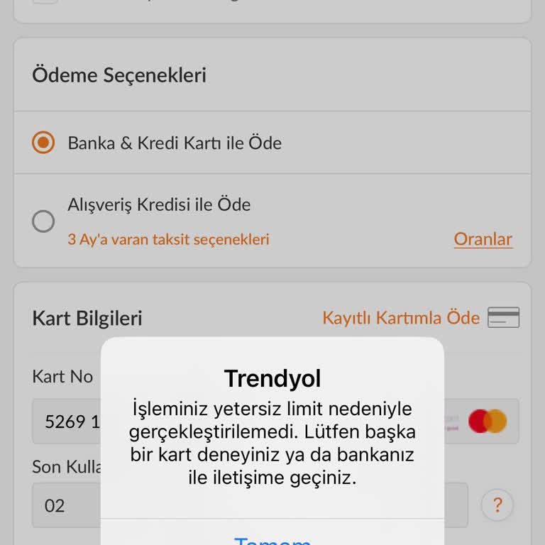 Yüksek Gelirime Rağmen Enpara Kart Limitim Yetersiz ve Talebim Reddedildi