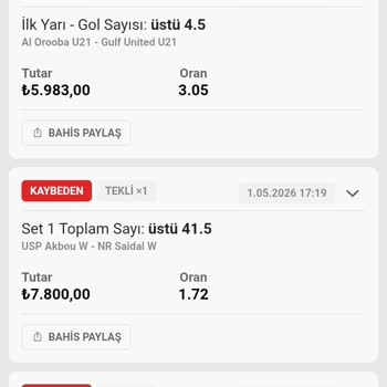 Bets10 Büyük Yatırımlarıma Rağmen Sürekli Kayıplar ve Oran Manipülasyonu Şikayeti