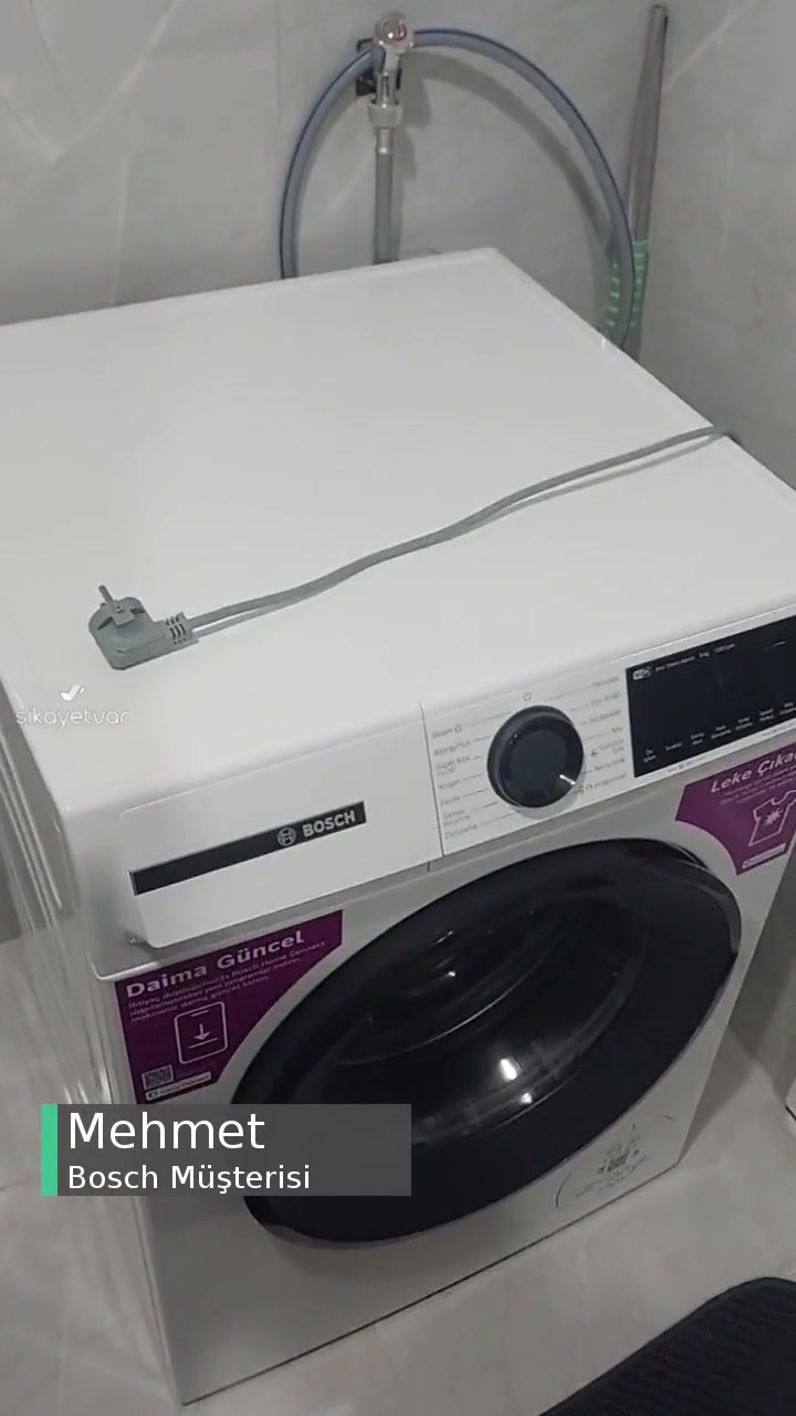 1 Haftada Anakartı Yanan Bosch Çamaşır Makinesi Ve Paramızı Alamama videonun kapak resmi