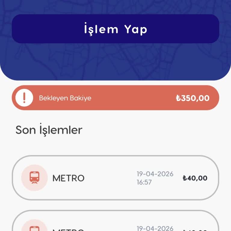 Yüklediğim 350 TL Hesaba Yansımıyor Ve Turnikeden Yetersiz Bakiye Hatası