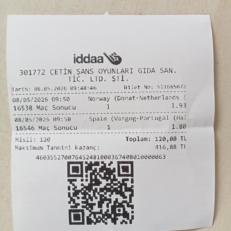 İddaa Bayisinde Skorun Aniden 7-7 Olması Müşteriyi Aldattı