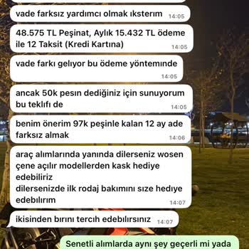 Ücretsiz Rodaj Bakımı Kayıt Dışı Tekrar Ücret İstendi