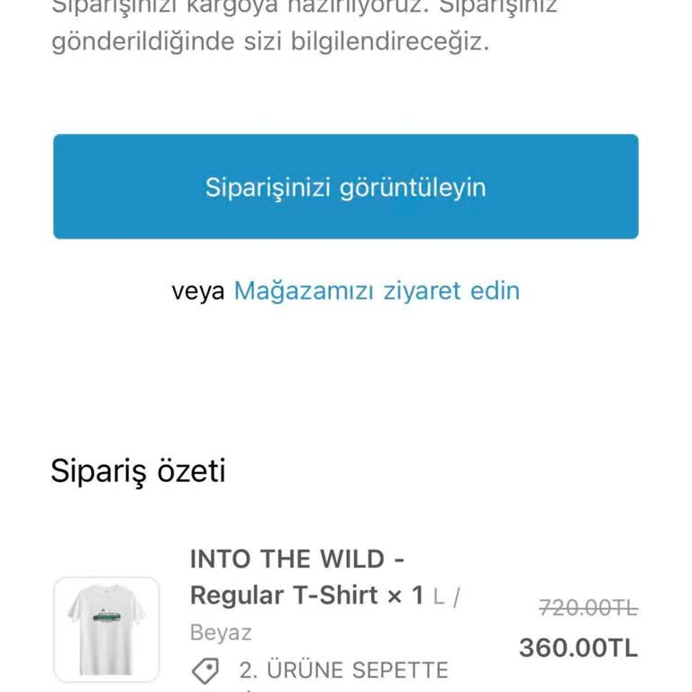 Siparişim Hazırlanıyor Durağında Kaldı Ve İletişim Kurulamıyor