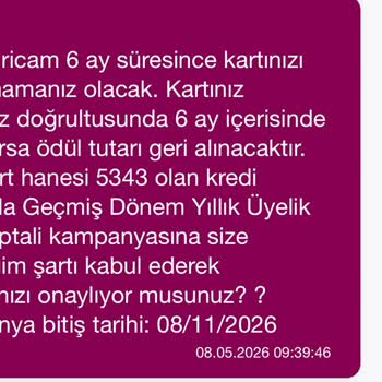 Onaysız Kart Aidatı Kesintisi Ve Şartlı İade Koşulu