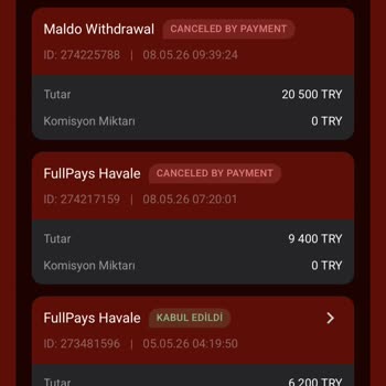Kazançlarım Haksız Şekilde Silindi Ve Çekim Talebim Ödenmedi