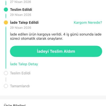 Kayıp İade Kargosunda Yaşadığım Süreç Ve Çözüm Talebim