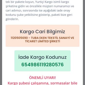 İade Tutarı 7 Gün İçinde Gelmedi