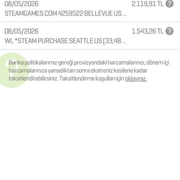 Enpara Şifresiz Yurt Dışı Dolar Harcamaları Ve İptal Edilmeyen Provizyon