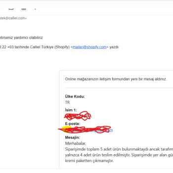Calliel Bundle Paketi İçinde Güneş Kremi Eksik Gönderildi Ve Müşteri Hizmetlerinden Cevap Gelmiyor