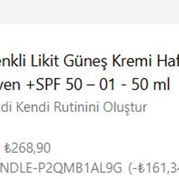 Calliel Bundle Paketi İçinde Güneş Kremi Eksik Gönderildi Ve Müşteri Hizmetlerinden Cevap Gelmiyor