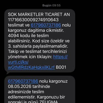 Kargo Teslimatında Telefonla Yoklama Yanıltıcı Bildiri Oluşturuyor